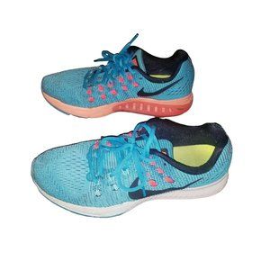 NIKE Womens Air Zoom Structure 19 Running Shoes Sneaker Size 10 Blue 806584-400
